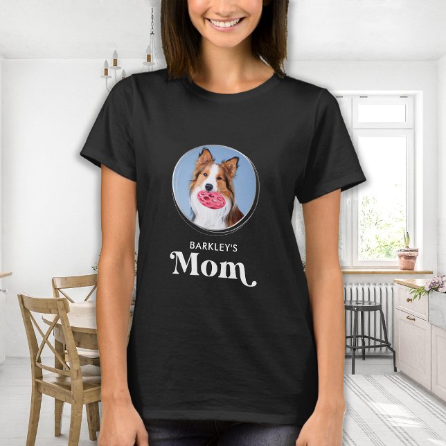 Camiseta Mascota moderna y sencilla, mamá Personalizado fot (Subido por el creador)