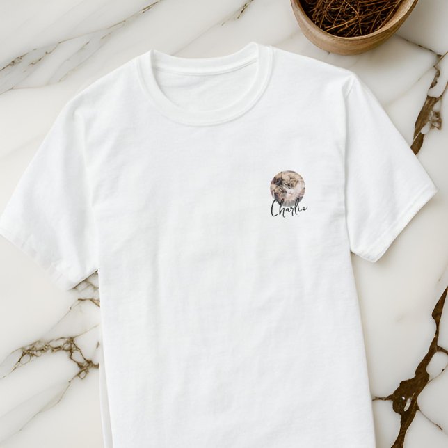 Camiseta Mascota moderno y sencillo de Personalizado Grunge (Subido por el creador)