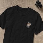 Camiseta Mascota moderno y sencillo de Personalizado Grunge<br><div class="desc">Este diseño simple y clásico está compuesto por tipografía de la síspera y agrega una foto personalizado.</div>