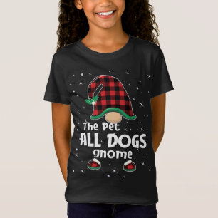 Camiseta Mascota Perros Gnome Navidades de juego de manchas