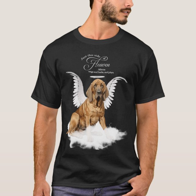 Camiseta Mascota personal en memoria de perro santo (Anverso)