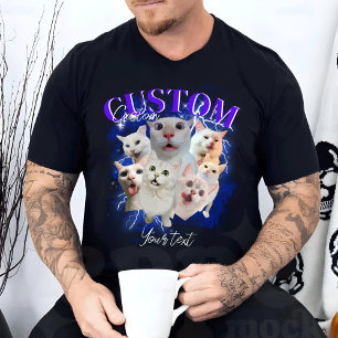 Camiseta Mascota personalizado, Bootleg Mascota retro gráfi