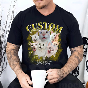 Camiseta Mascota personalizado, Bootleg Mascota retro gráfi