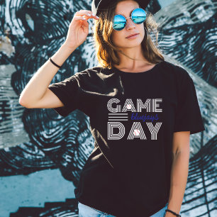 Camiseta Mascota personalizado del Día del Juego de Béisbol