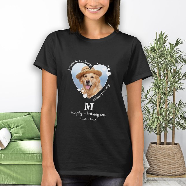 Camiseta Mascota Personalizado Memorial Foto de Perro del C (Subido por el creador)