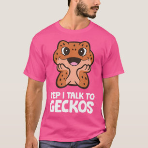 Camiseta Mascota Propietario De Gecko Leopardo Reptiles Si 