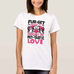 Camiseta Mascota puns valentine: perro con polla valentina 