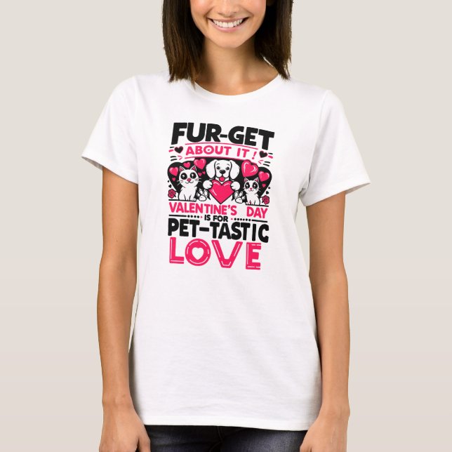 Camiseta Mascota puns valentine: perro con polla valentina  (Anverso)