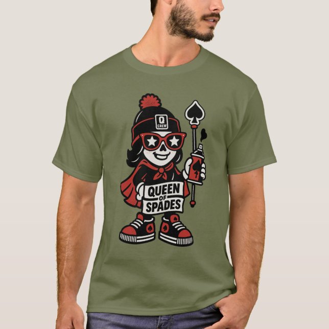 Camiseta Mascota Queen of Spades Street - Pro Grind Edition (Anverso)
