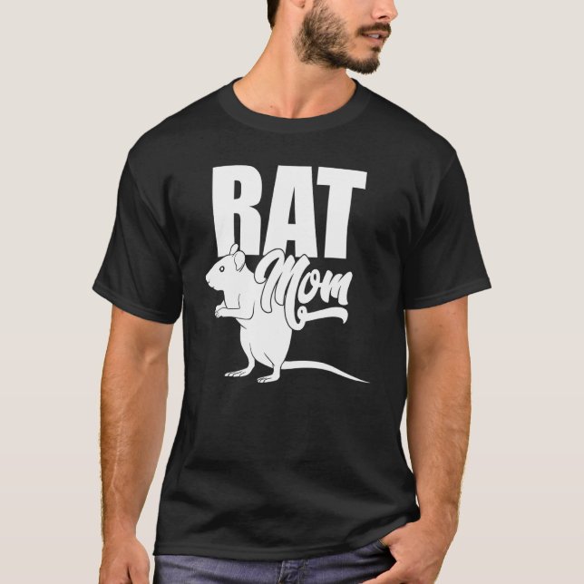 Camiseta Mascota Rat Slogan 4 (Anverso)