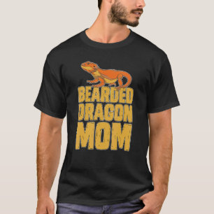 Camiseta Mascota Reptile Mami Dragón con barba Mamá Pan Ani