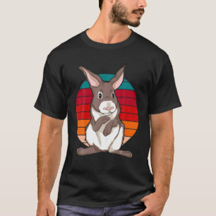 Camiseta Mascota Retro Animal Rabbit Lover