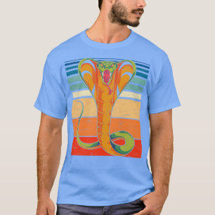 Camiseta Mascota Retro Cobra Reptile Lover Animal Snack