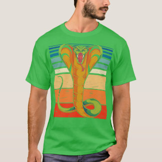 Camiseta Mascota Retro Cobra Reptile Lover Animal Snack
