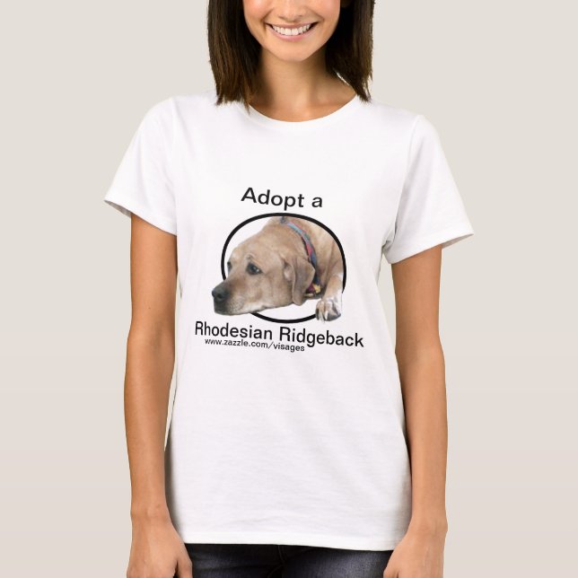 Camiseta Mascota Rhodesian Ridgeback (Anverso)