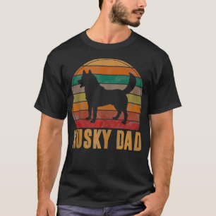 Camiseta Mascota Siberian Huskie, dueño de perro, padre ret