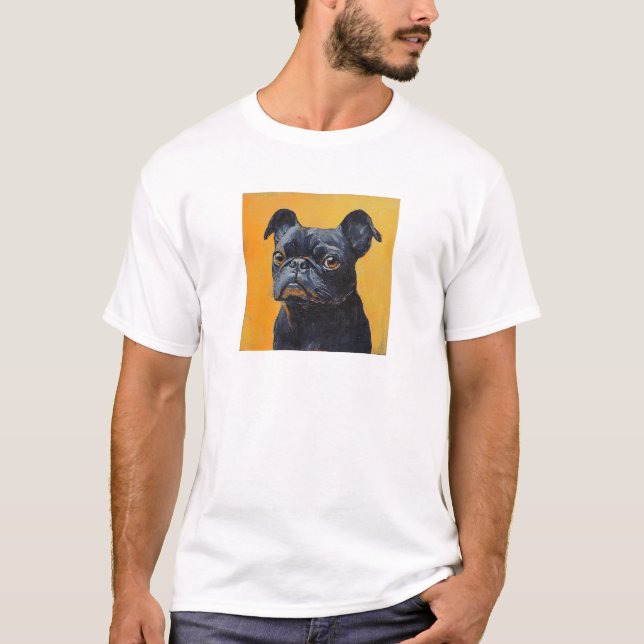 Camiseta Mascota Simple Personalizado Moderno Foto Añadir l (Anverso)