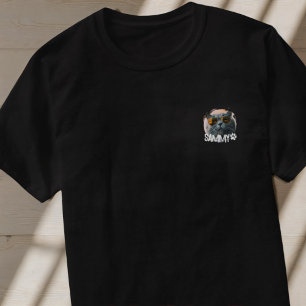 Camiseta Mascota Simple y Moderno Nombre y foto de Guay