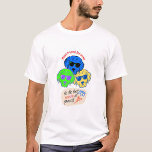 Camiseta Mascota Simple y Moderno Nombre y foto de la tipog