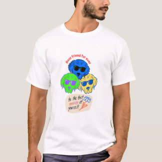 Camiseta Mascota Simple y Moderno Nombre y foto de la tipog