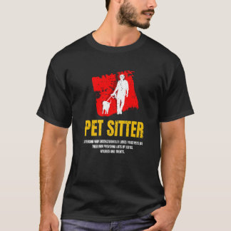Camiseta Mascota Sitter Definition Animal Caretaker Mascota