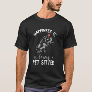 Camiseta Mascota Sitter Felicidad Corazón Amor Mascota Obse