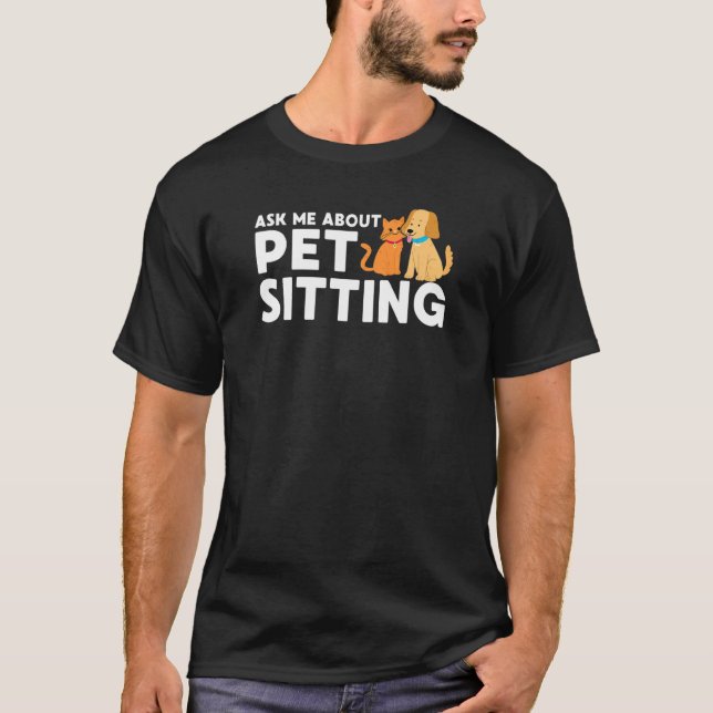 Camiseta Mascota Sitter Puppy Profesional Dog Handler (Anverso)