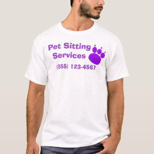 Camiseta Mascota Sitting Services Paw Print