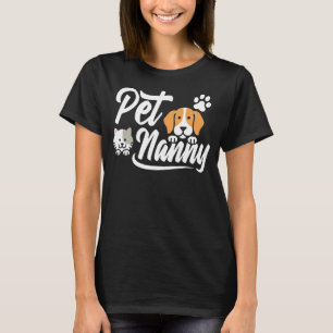Camiseta Mascota Sitting Watcher Mascota Sitter Mascota Nan