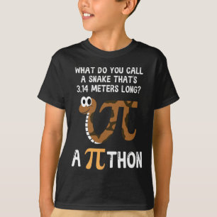 Camiseta Mascota Snake Math Pi Day Python