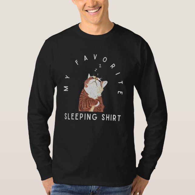 Camiseta Mascota Tarde Sleeper Sleepy Napping Sleeping Anim (Anverso)