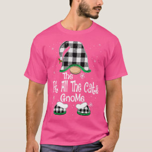 Camiseta Mascota Todos Los Gatos Gnome Búfalo Placa Matanza