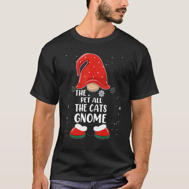 Camiseta Mascota Todos Los Gatos Gnome Búfalo Placa Matanza (Anverso)