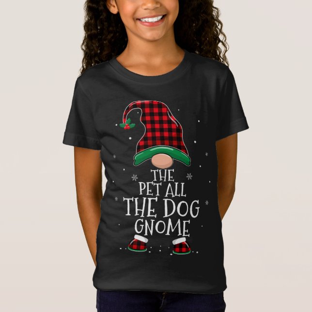 Camiseta Mascota Todos Los Perros Juegan A La Familia Gnome (Anverso)