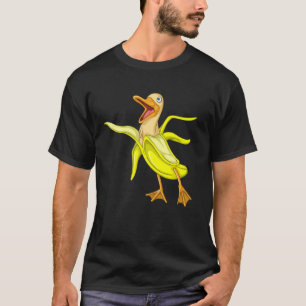 Camiseta Mascota vegetariano de pato bananero divertido Veg