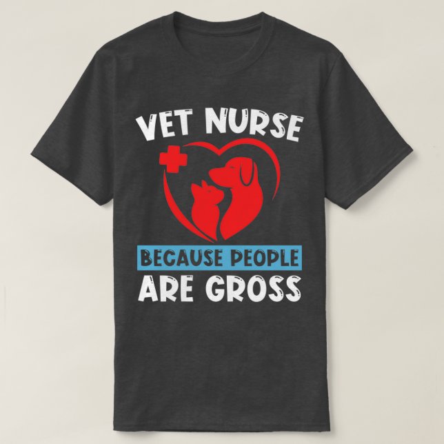 Camiseta Mascota veterinario de animales Enfermeras veterin (Diseño del anverso)