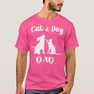 Camiseta Mascotas de gatos y perros adoran a los hombres co