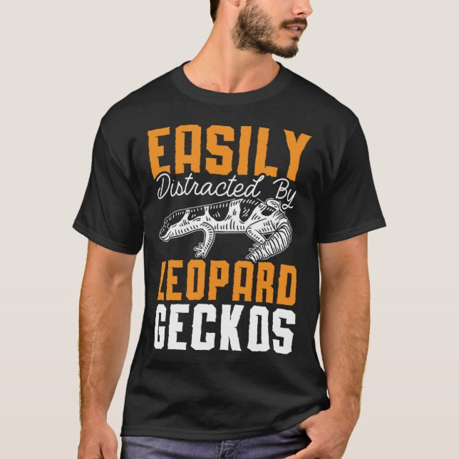 Camiseta Mascotas de herpetología de Reptile Leopard Gecko  (Anverso)