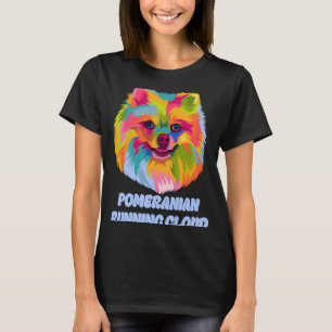 Camiseta Mascotas de humor de perros en la nube de Pomerani