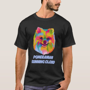 Camiseta Mascotas de humor de perros en la nube de Pomerani