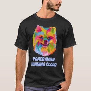 Camiseta Mascotas de humor de perros en la nube de Pomerani