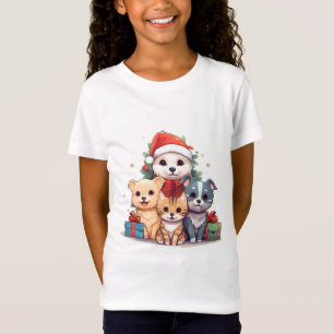 Camiseta Mascotas de personalizado, ilustracion de estilo N