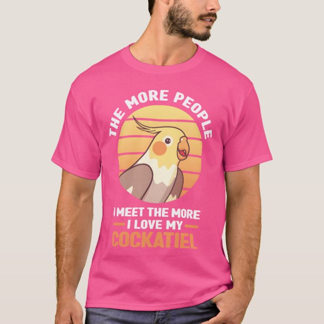 Camiseta Mascotas de regalos de Cockatiel Amigos Animales a (Anverso)