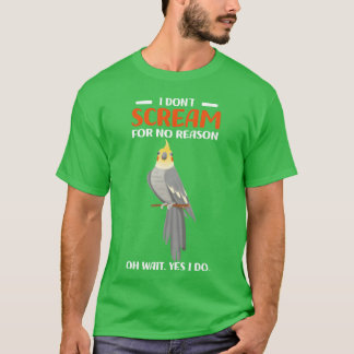 Camiseta Mascotas de regalos de Cockatiel Aves chica gracio