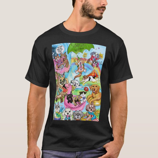 Camiseta Mascotas de Verano (Anverso)