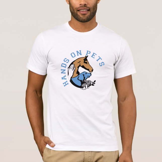 Camiseta mascotas manos a la obra (Anverso)
