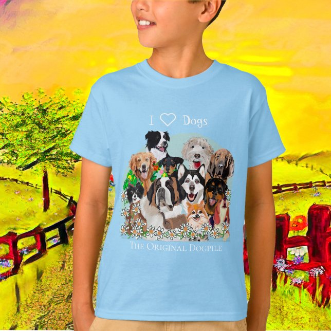 Camiseta Mascotas originales de montón de perros, personali (Subido por el creador)