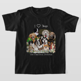 Camiseta Mascotas originales de pila de trozos, personaliza
