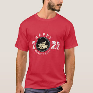 Camiseta masculina 2 de Happy Chinese Rat New Year