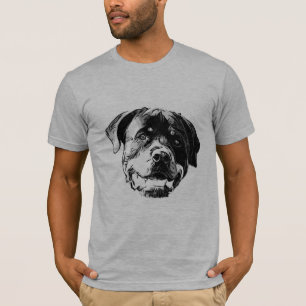 Camiseta masculina "Ace the Rottweiler"